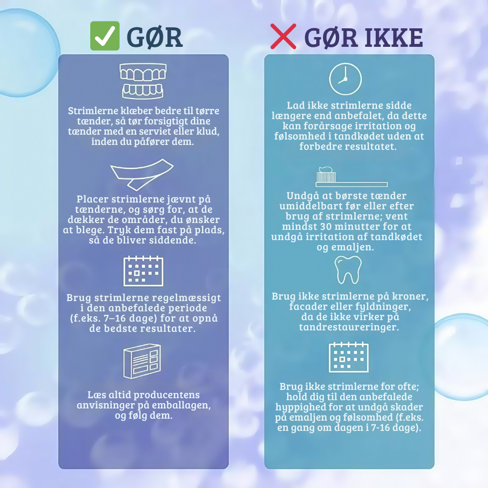 Premium Whitening Strips